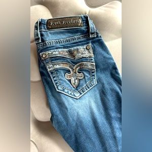 Rick revival woman jeans size 26 only wore once